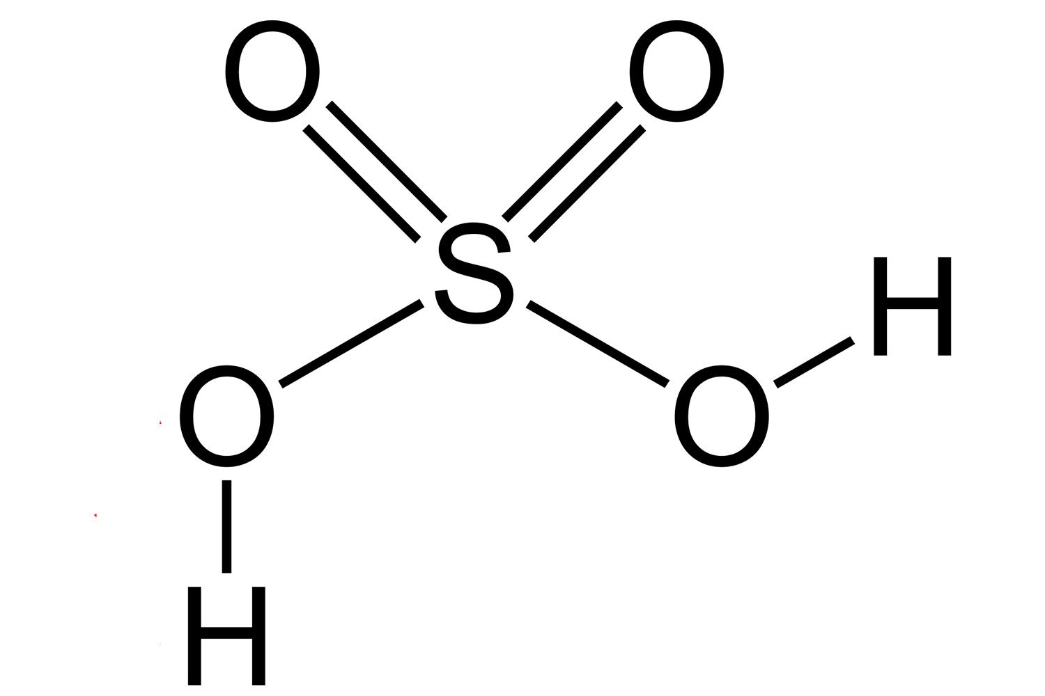 Формула Серная кислота